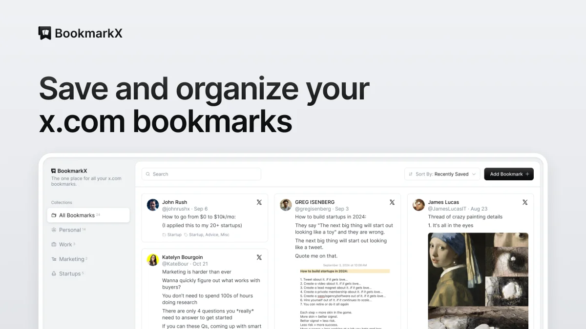 BookmarkX preview