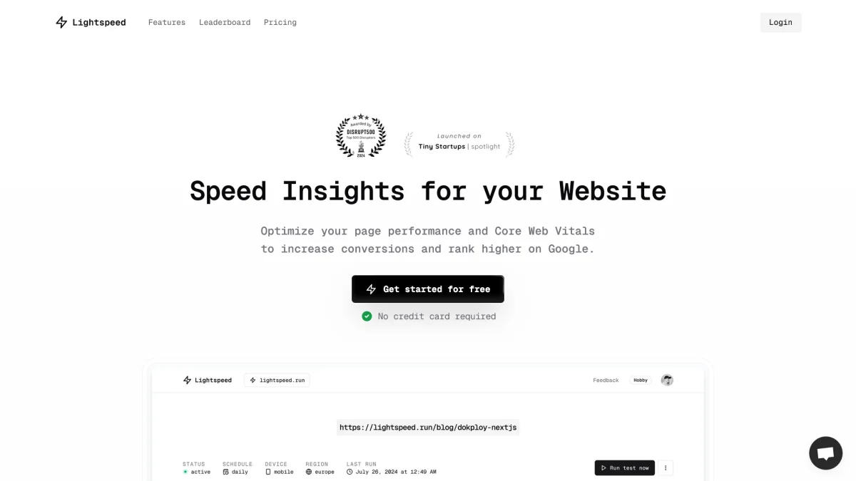 Lightspeed preview