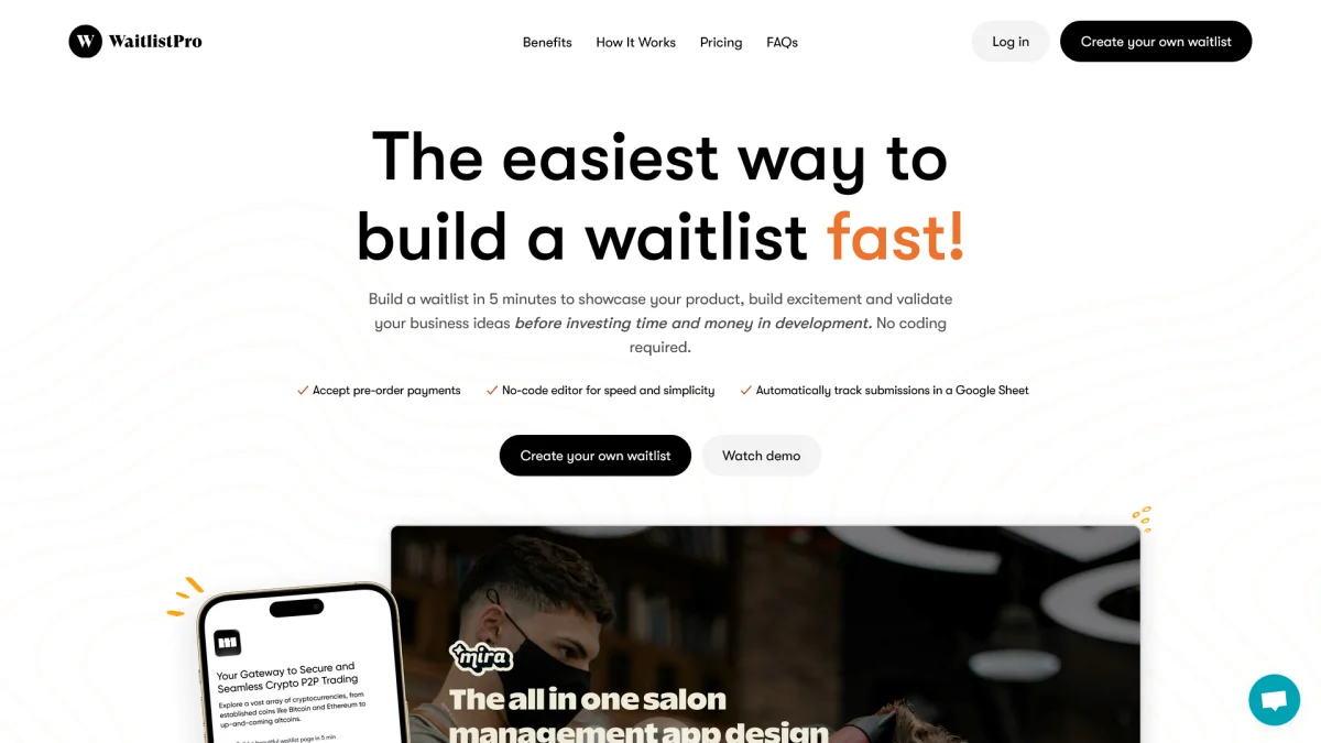 WaitlistPro preview